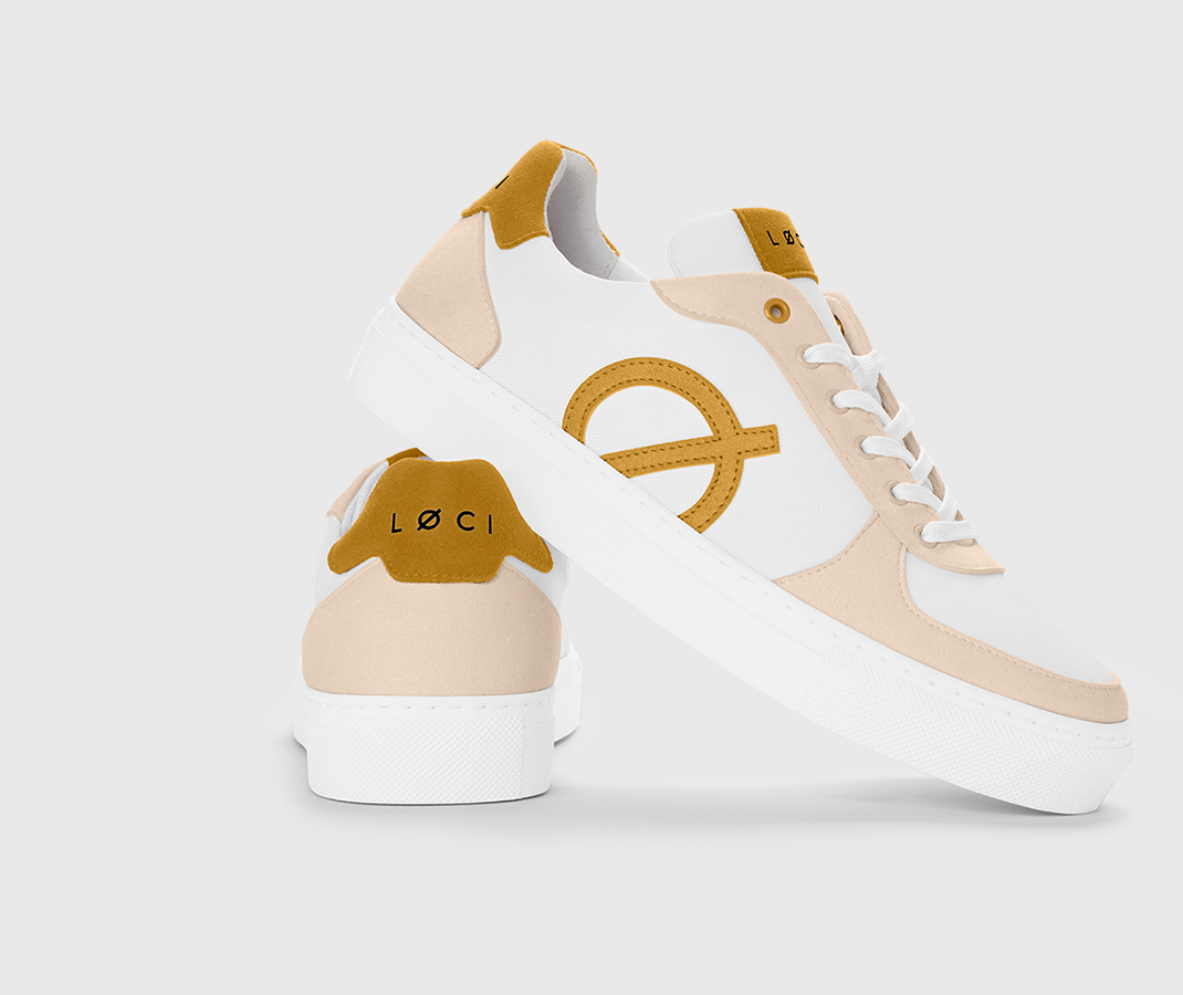 LØCI SEVEN WHITE/BEIGE/MUSTARD