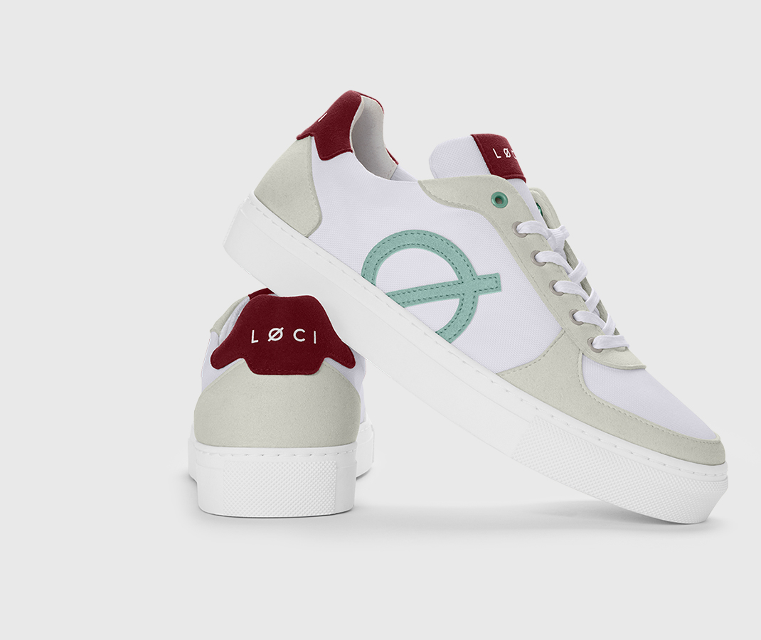 LØCI SEVEN WHITE/MAROON/BLUE