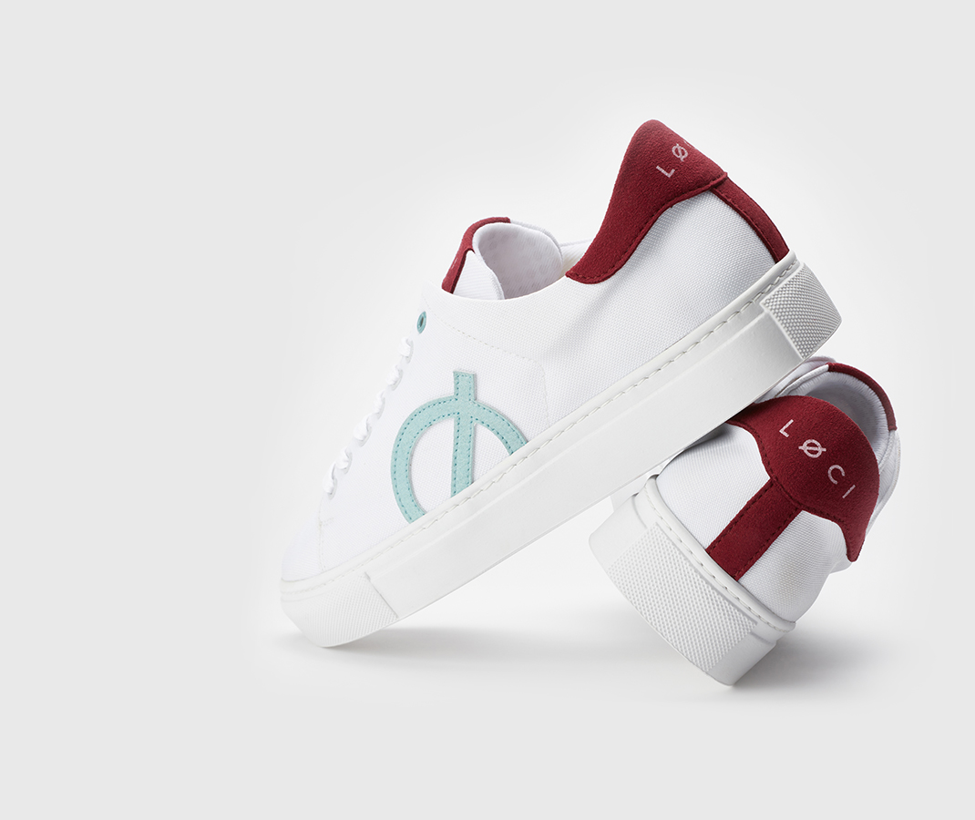 LØCI NINE WHITE/MAROON/BLUE